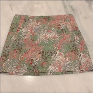 J CREW  Abstract Skirt Multicolored Size 0